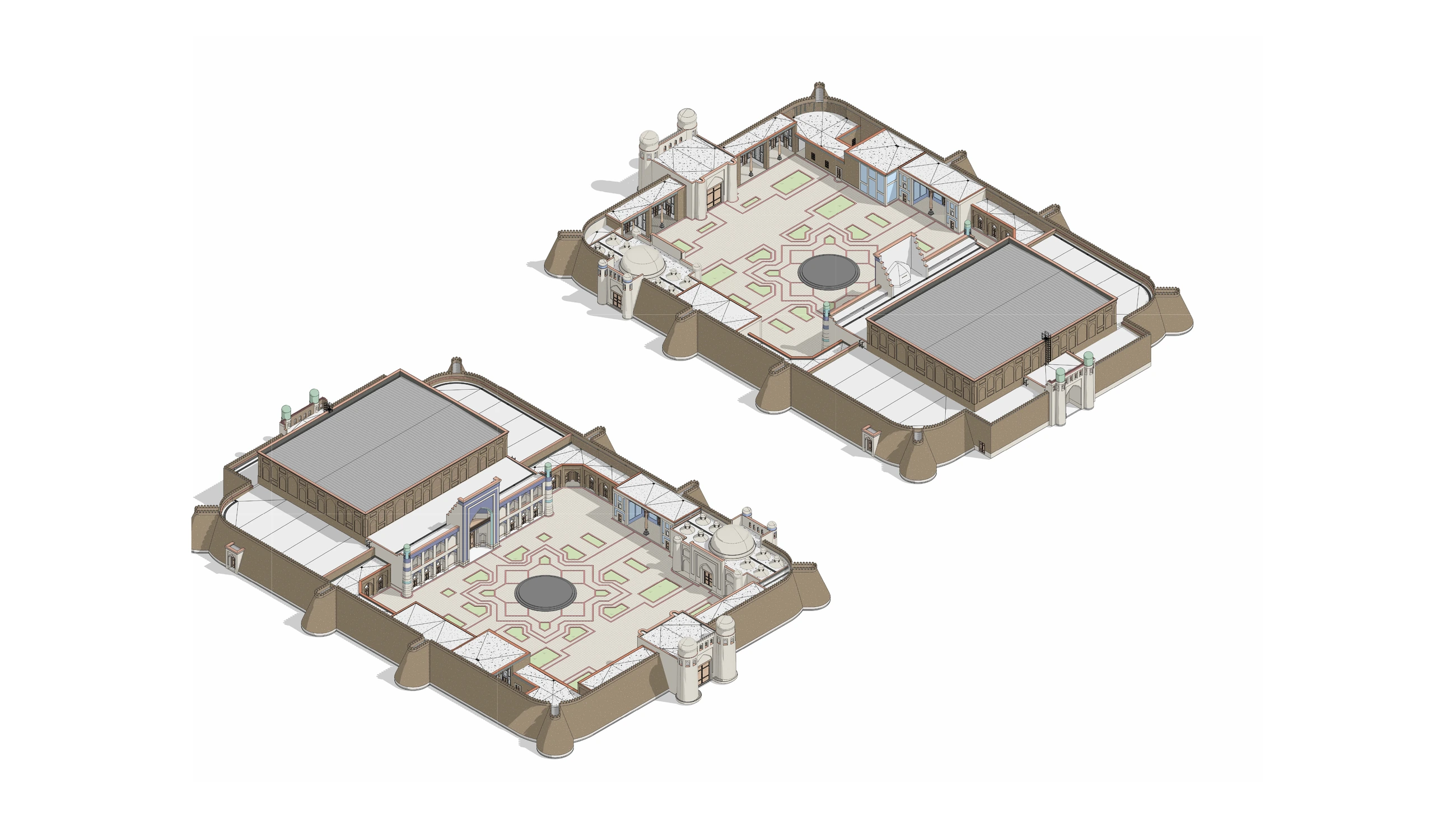 Khiva Fortress - BIM Model 01