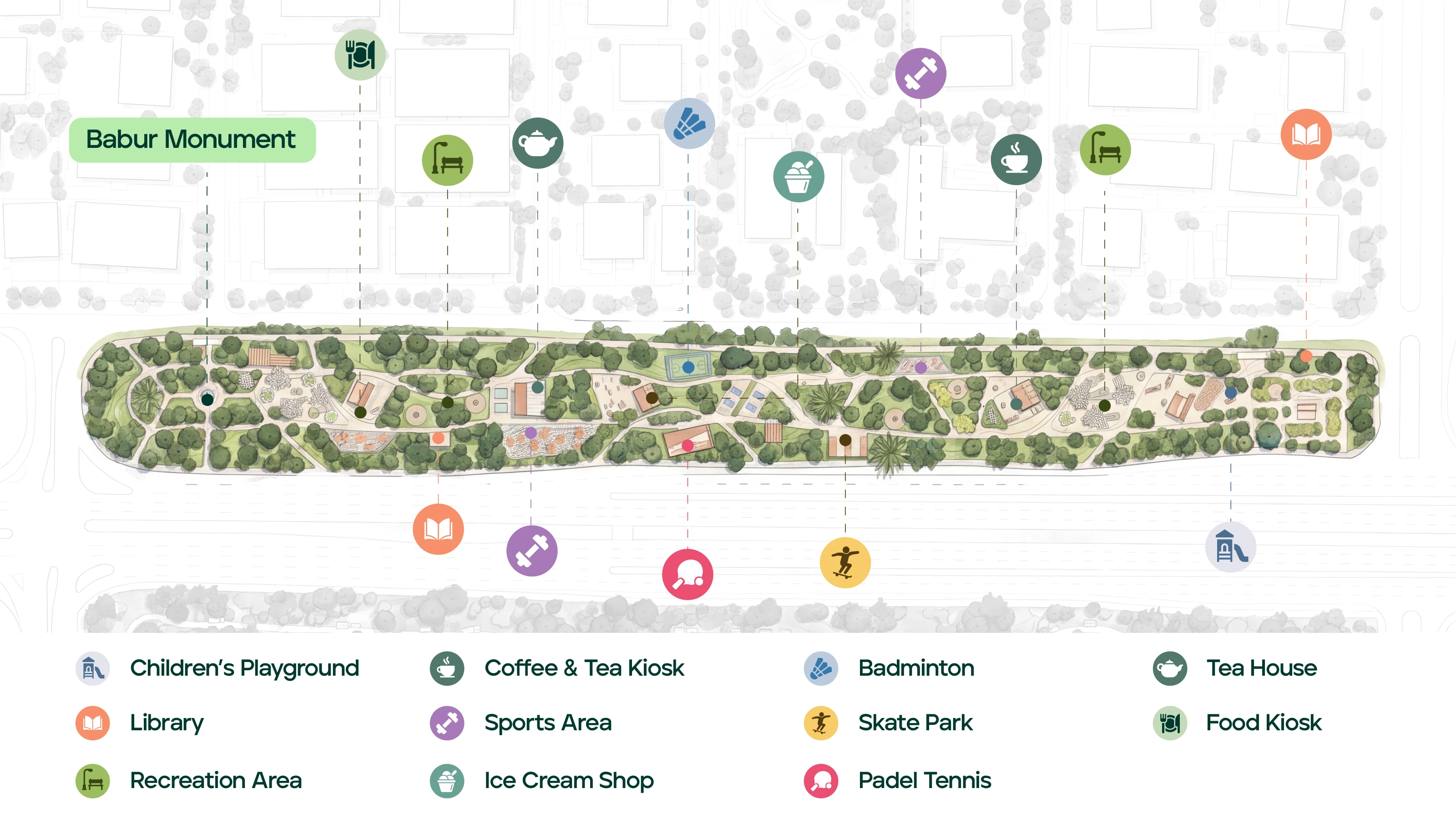 Babur Park Islamabad, Pakistan - Plan 01