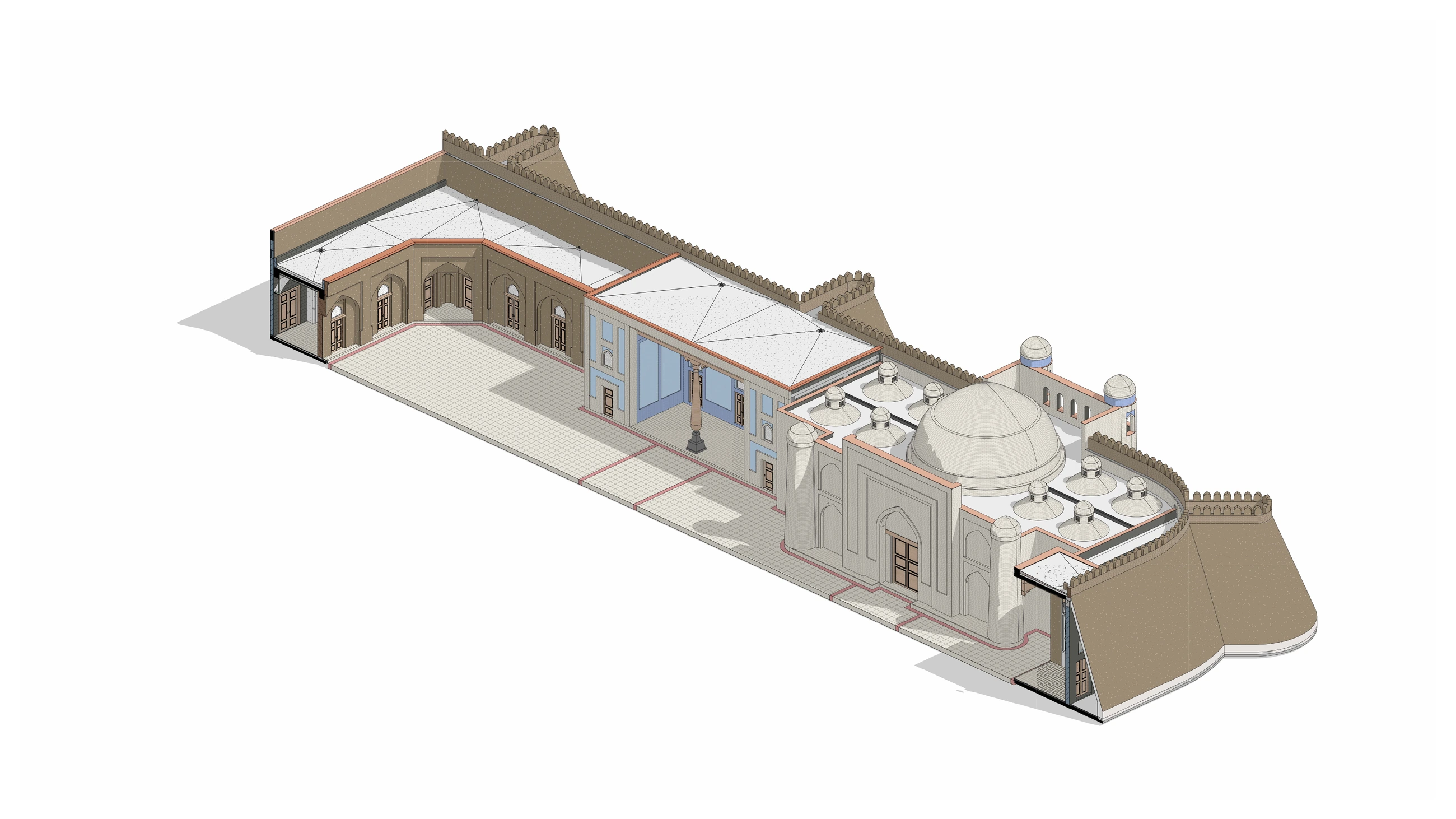 Khiva Fortress - BIM Model 03